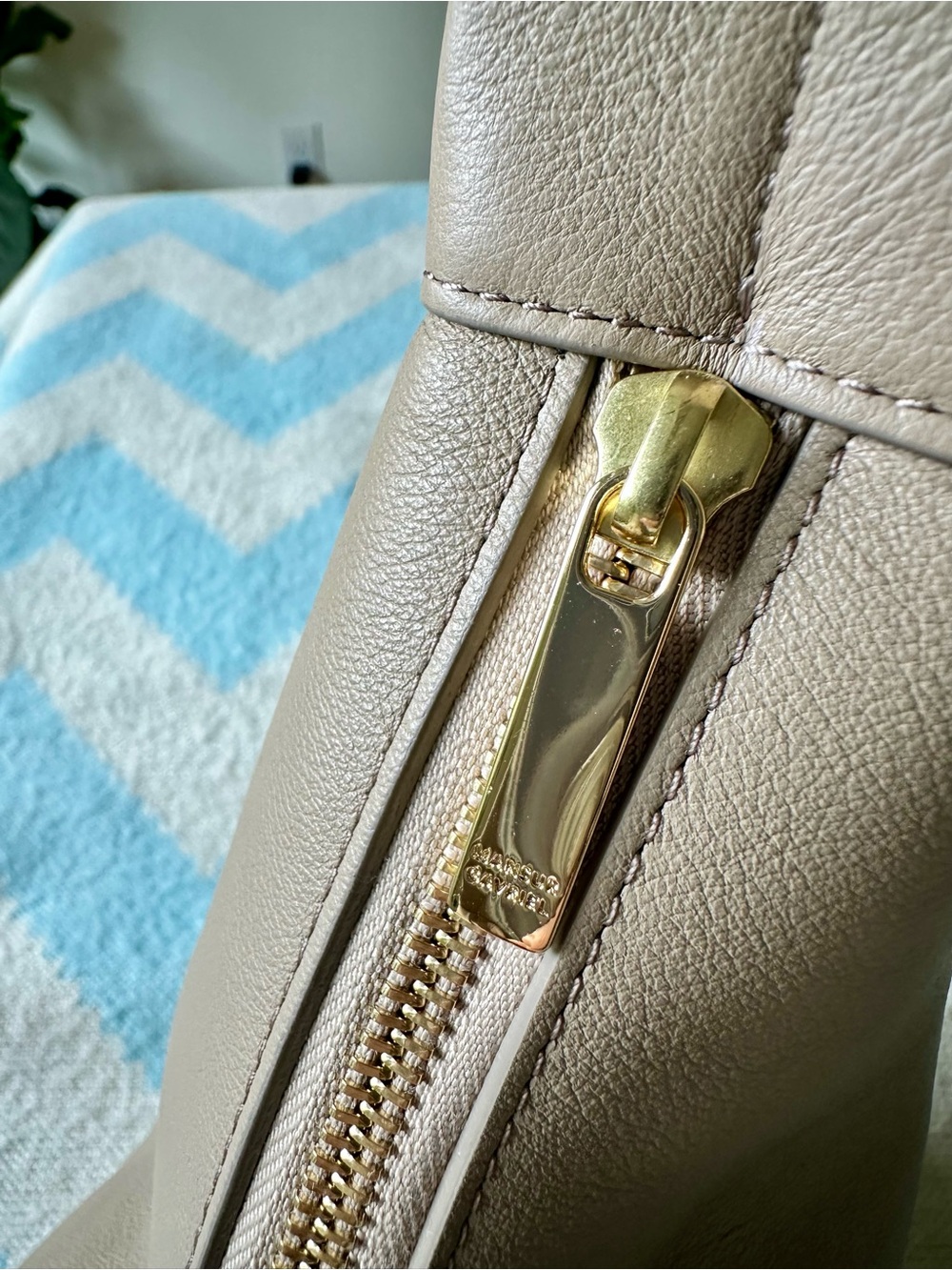 Mansur Gavriel Like-New Candy Hobo, warm grey (taupe) - Picture 8 of 13
